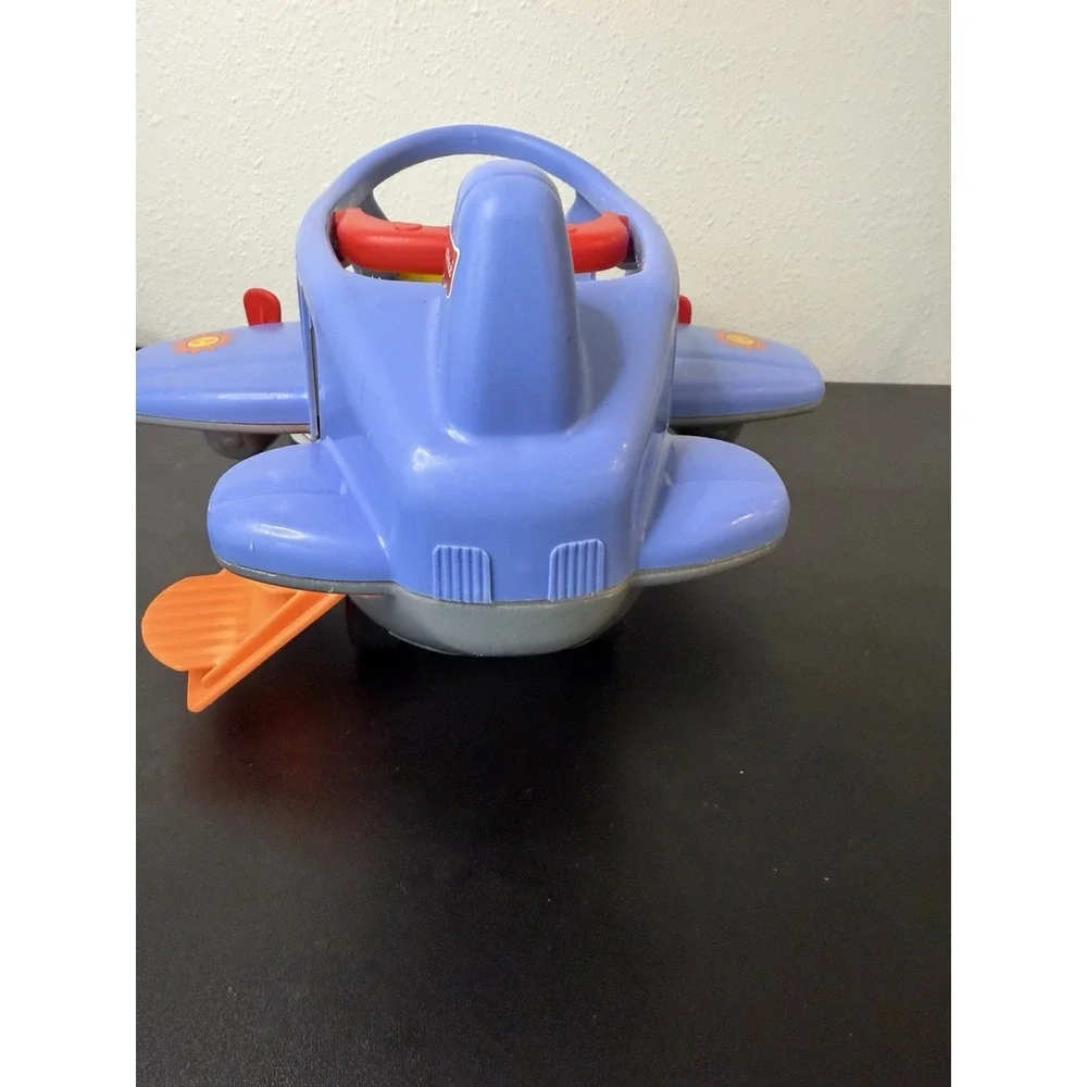 Vintage 1998 Little People Blue Airplane Red Handle